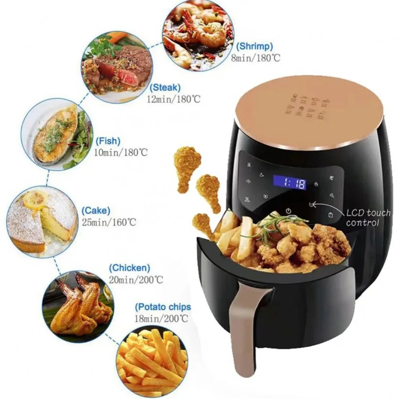 Air fryer pot cooking modes