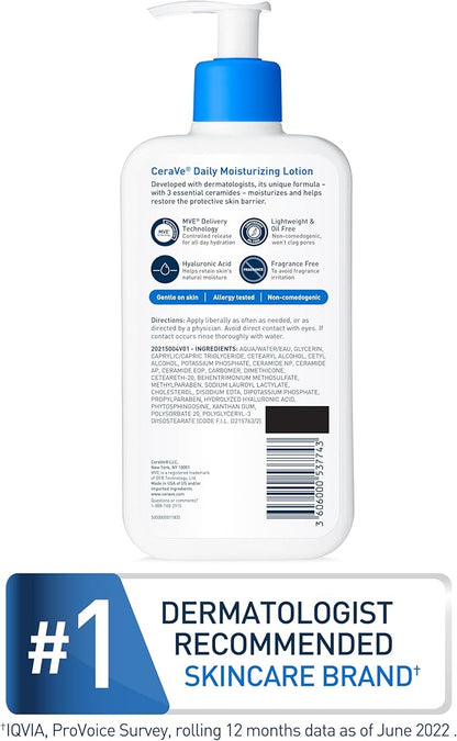 CeraVe Daily Moisturizing Lotion – 355ml – image 3