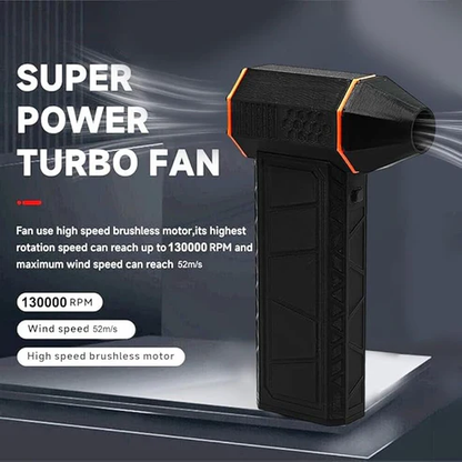 Super Power Turbo Jet Fan – Rechargeable Blower, 3 Speeds – image 4