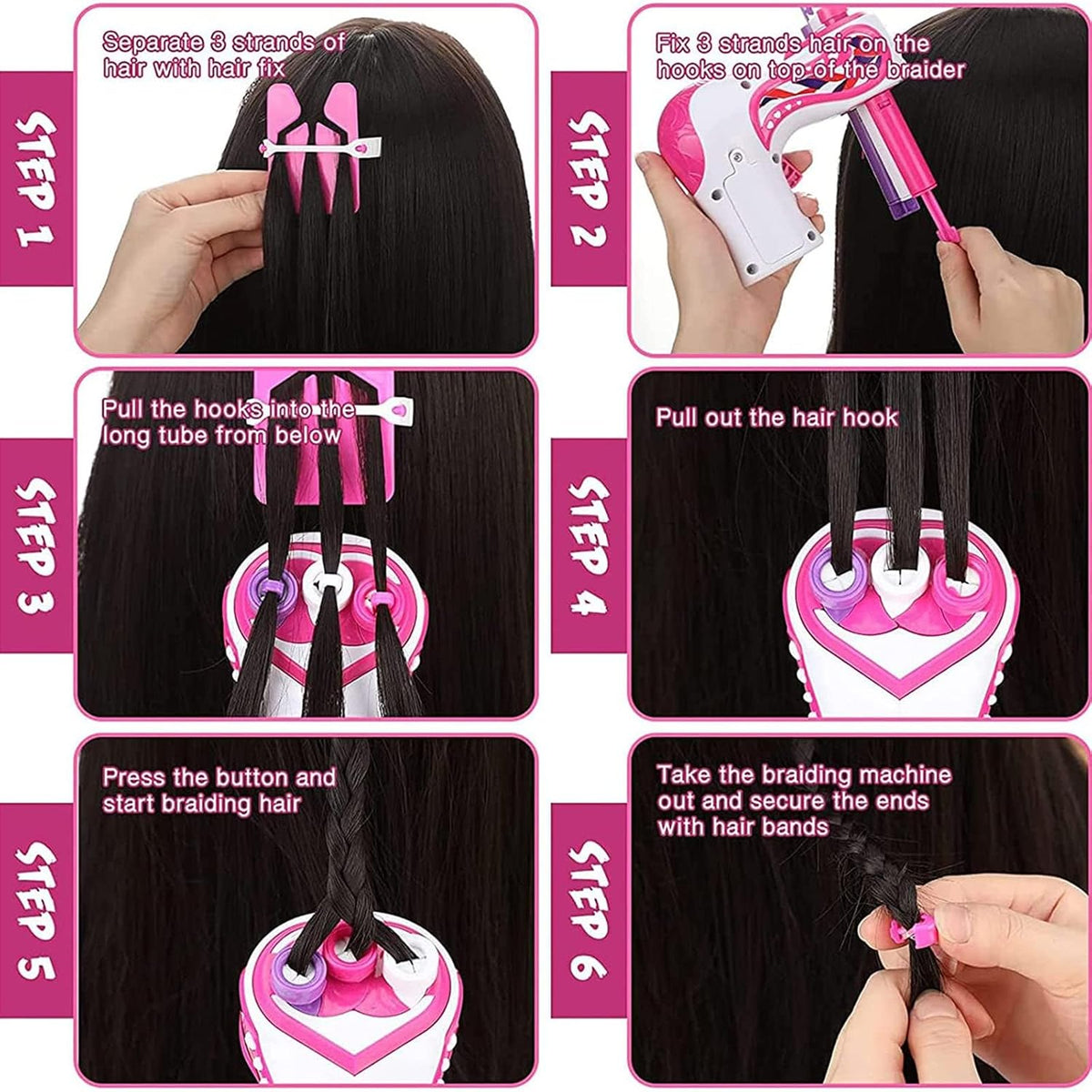 Automatic Electric Hair Braider – DIY Twist Braiding Tool – image 5