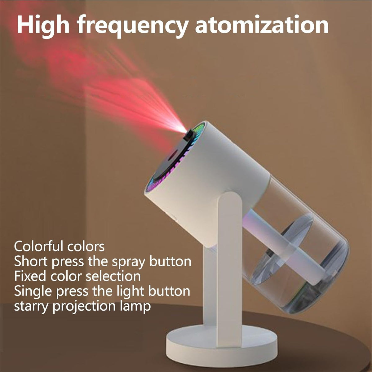 Star Projector Humidifier – USB Cool Mist with Starry Lights – image 5