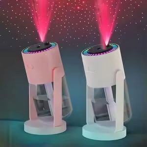 Star Projector Humidifier – USB Cool Mist with Starry Lights – image 1