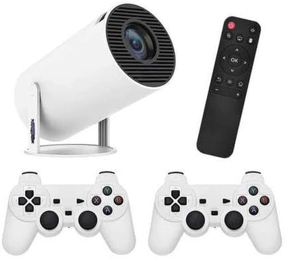2-in-1 Game Projector – Wireless Controllers, Built-in Games – image 1