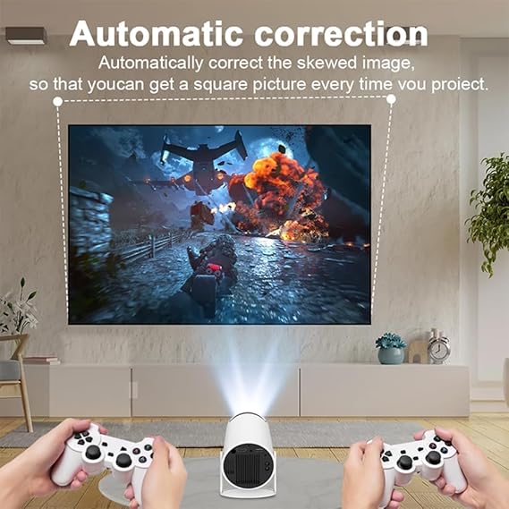 2-in-1 Game Projector – Wireless Controllers, Built-in Games – image 2