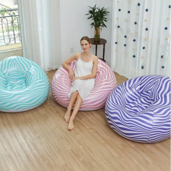 Inflatable Air Sofa Chair – 110 × 110 × 85 cm – image 1