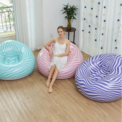 Inflatable Air Sofa Chair – 110 × 110 × 85 cm – image 1