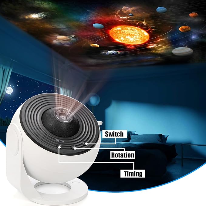 Galaxy projection on ceiling