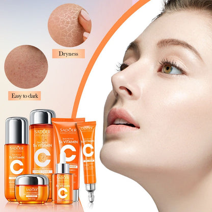 Sadoer Vitamin C Skincare Set – 5-Piece Face Kit – image 2