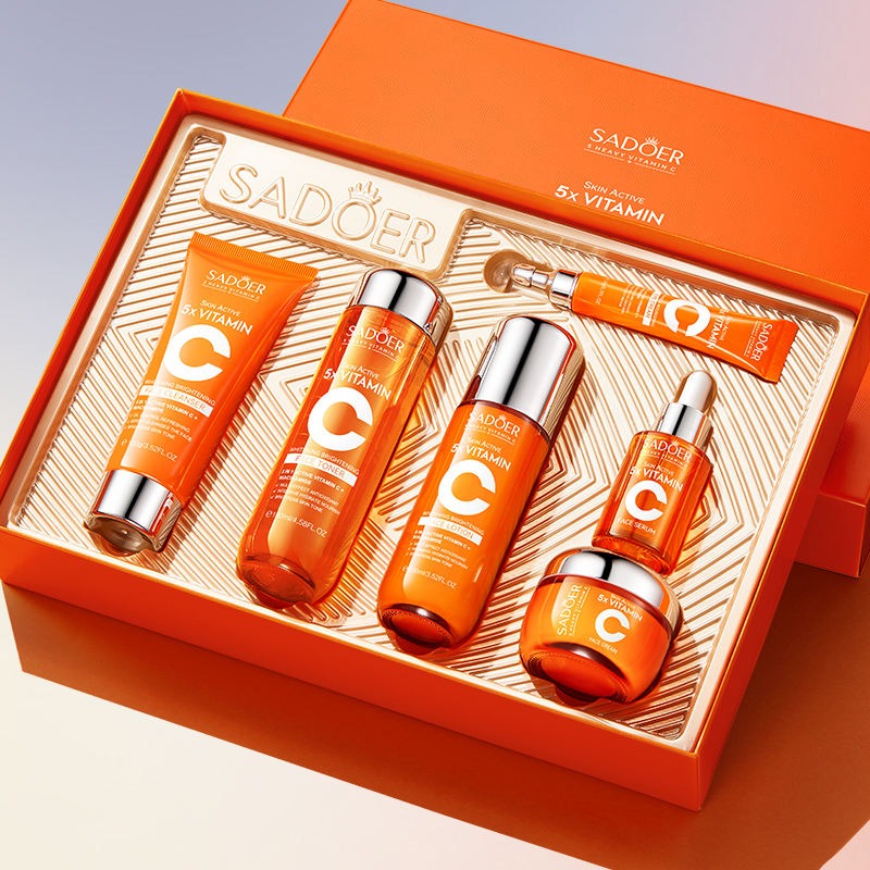 Sadoer Vitamin C Skincare Set – 5-Piece Face Kit – image 1