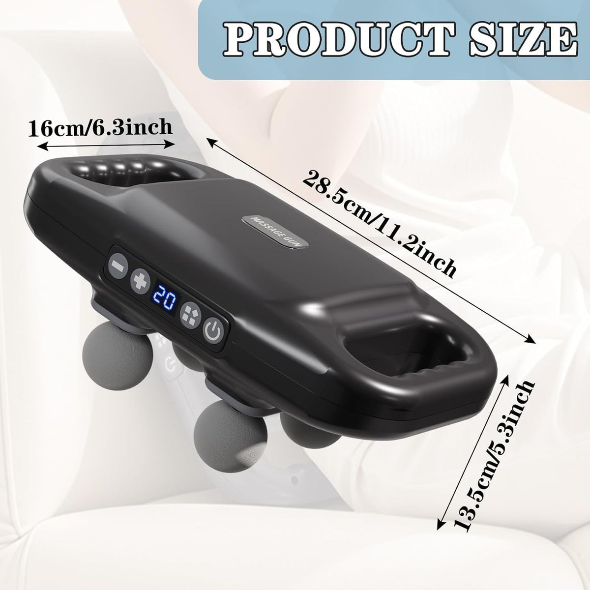 4-Head Massage Gun – Deep Tissue Muscle Massager – image 4