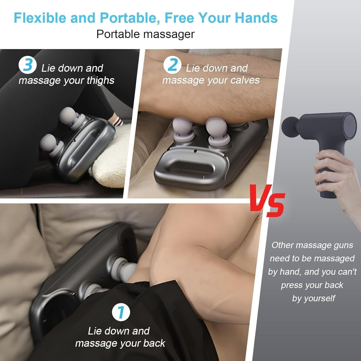 4-Head Massage Gun – Deep Tissue Muscle Massager – image 6
