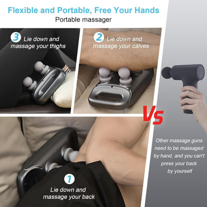 4-Head Massage Gun – Deep Tissue Muscle Massager – image 6