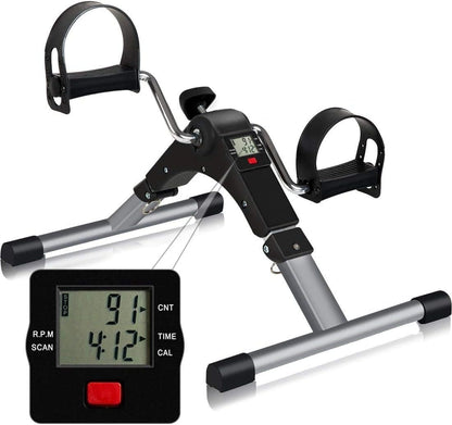 Foldable arm and leg pedal exerciser