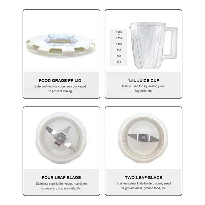 SuTai 2-in-1 Blender and Grinder – 450W, 1.5L – image 2