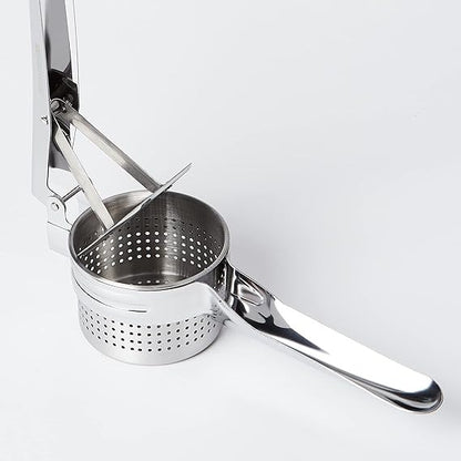 Stainless Steel Potato Masher and Press – image 2