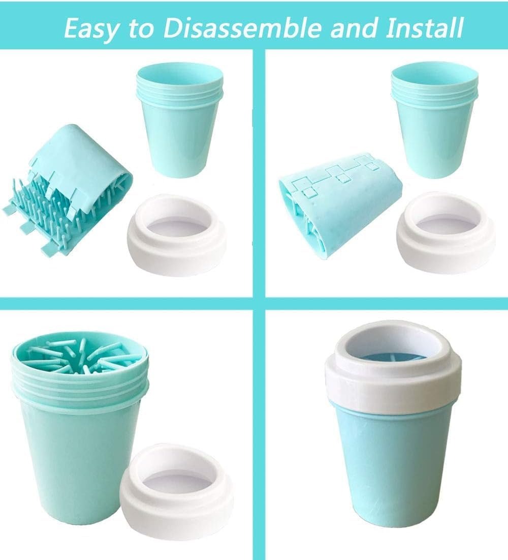Paw cleaner size