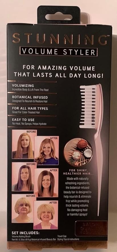 Hair Volume Styling Brush with Botanical Beauty Bar – image 2