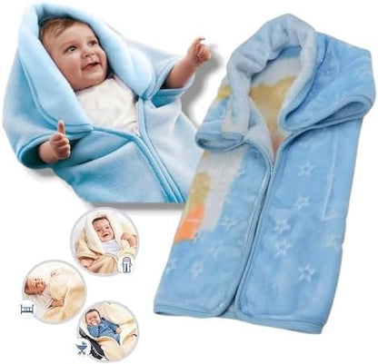 Baby Blanket with Zipper – Soft Swaddle Wrap 80 × 90 cm – image 3