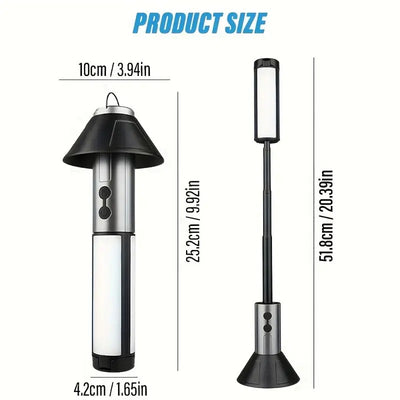 Telescopic zoom camping light