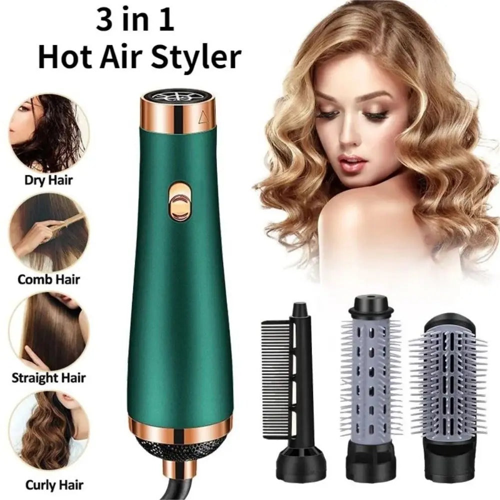 3-in-1 Hair Dryer Brush – Dry, Curl and Straighten – image 1