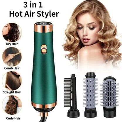 3-in-1 Hair Dryer Brush – Dry, Curl and Straighten – image 1