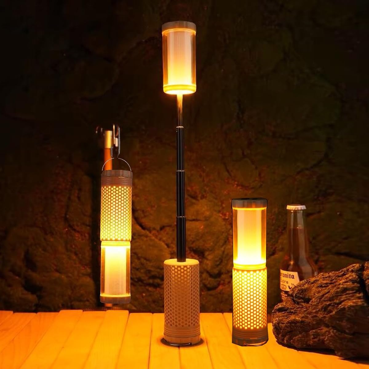 Camping light magnet and hook