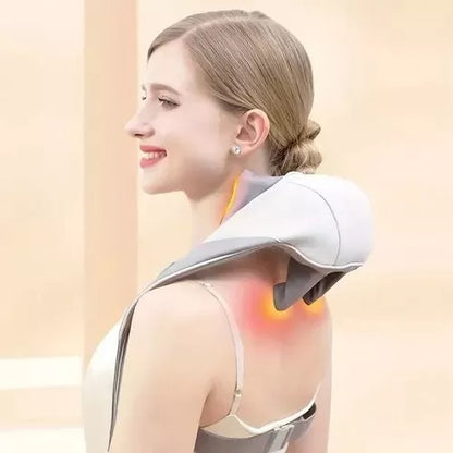 Wireless Neck, Shoulder and Back Kneading Massager – image 1