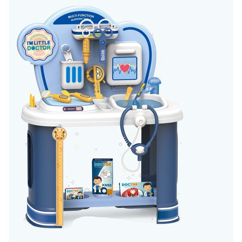 Little Doctor Playset for Kids – Pretend Medical Kit with Table – image 1