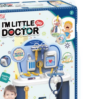 Little Doctor Playset for Kids – Pretend Medical Kit with Table – image 2
