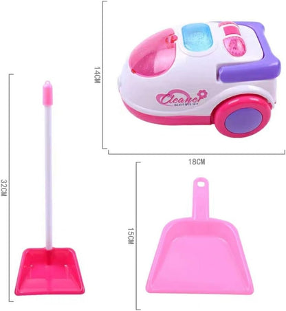 Kids Pretend Play Vacuum Cleaner and Bathroom Set – image 5