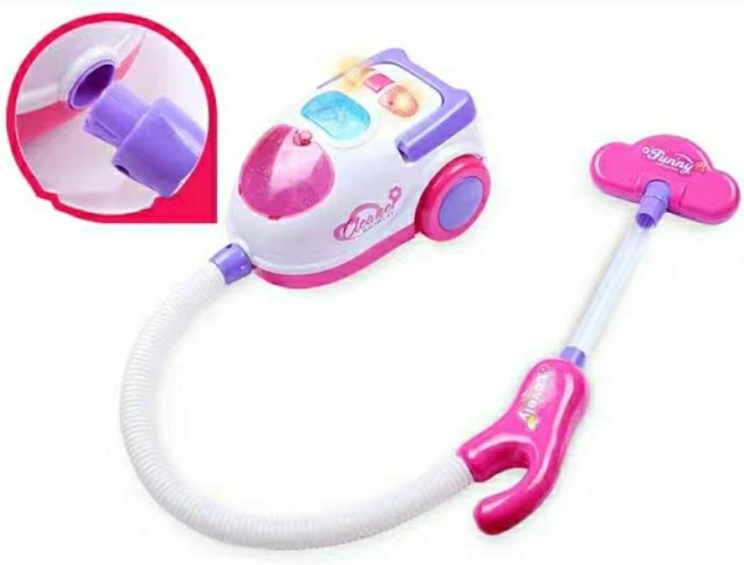 Kids Pretend Play Vacuum Cleaner and Bathroom Set – image 2
