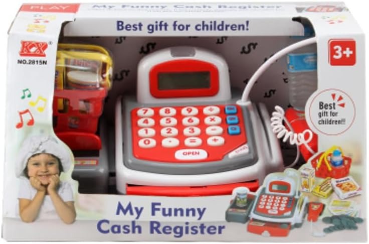 Toy cash register play money
