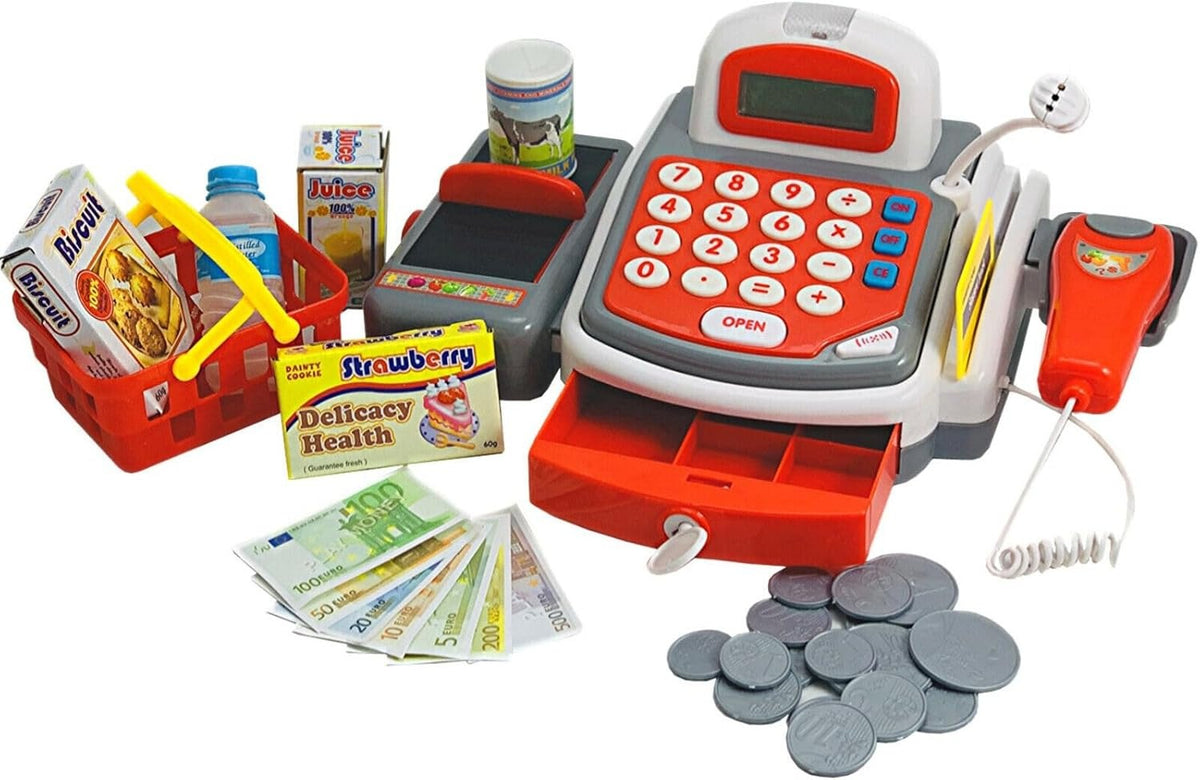 Cash register grocery items