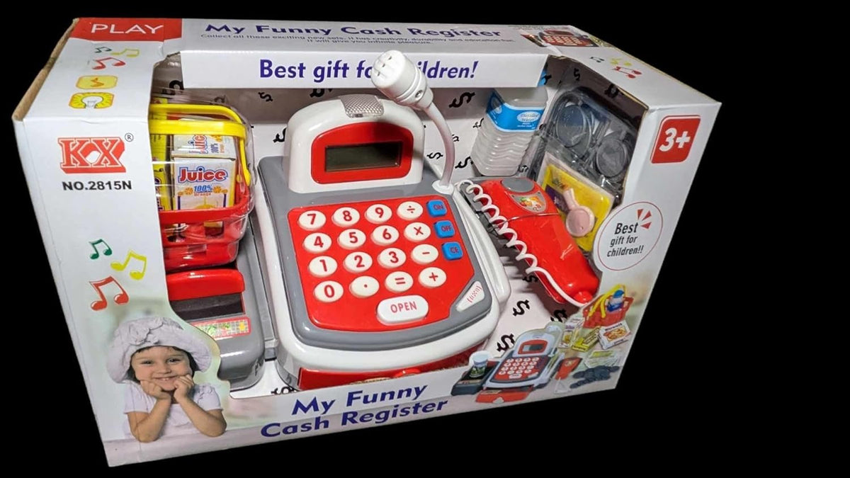 Cash register toy scanner