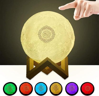 Moon lamp Quran speaker stand