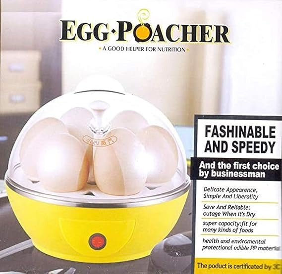 Stainless Steel Egg Poacher with Ceramic Cups – image 3