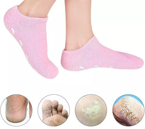 Gel Heel Socks for Dry Cracked Heels – Moisturising – image 1