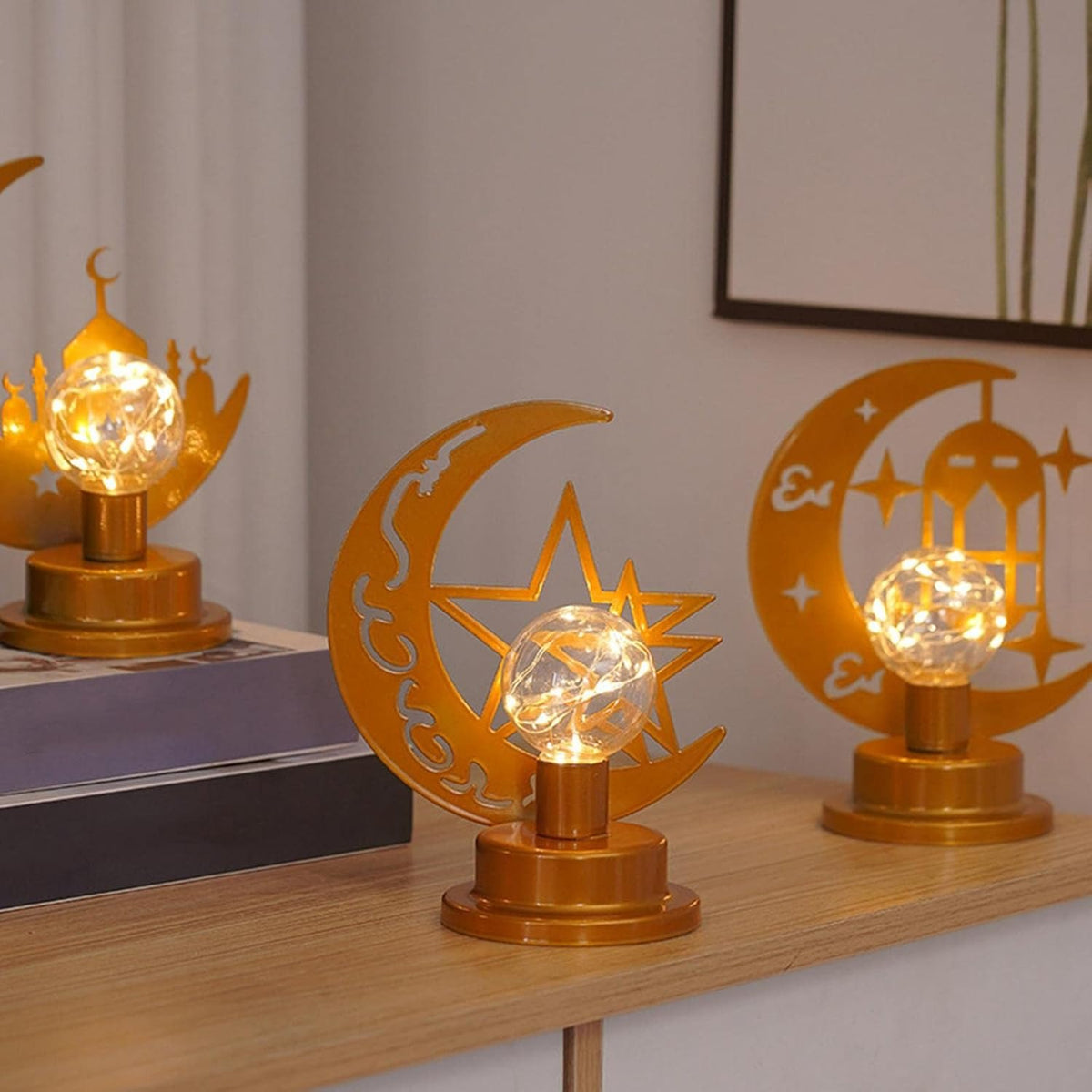 Eid Decorative Iron Night Lamp – image 2