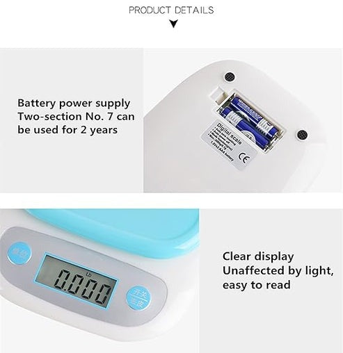 Digital Kitchen Food Scale – Tare Function – image 3