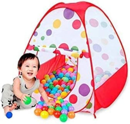 Kids Play Tent with 50 Colourful Balls – image 1