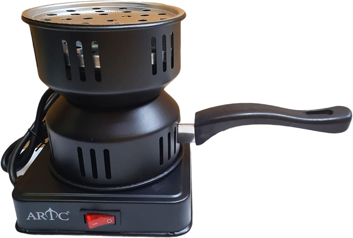 Charcoal hot plate heating