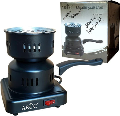 Electric charcoal starter with handle