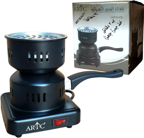 Electric charcoal starter with handle