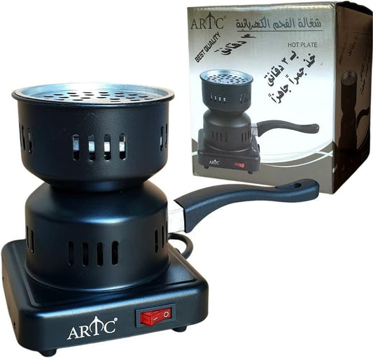 Electric charcoal starter with handle