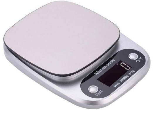 Digital kitchen scale stainless steel