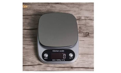 Kitchen scale backlit display