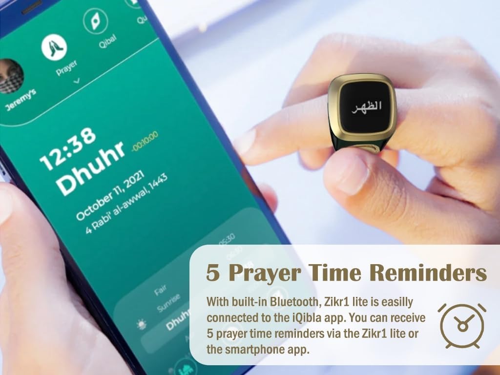 Smart Zikr Ring Counter – Bluetooth App Tasbih Ring – image 3