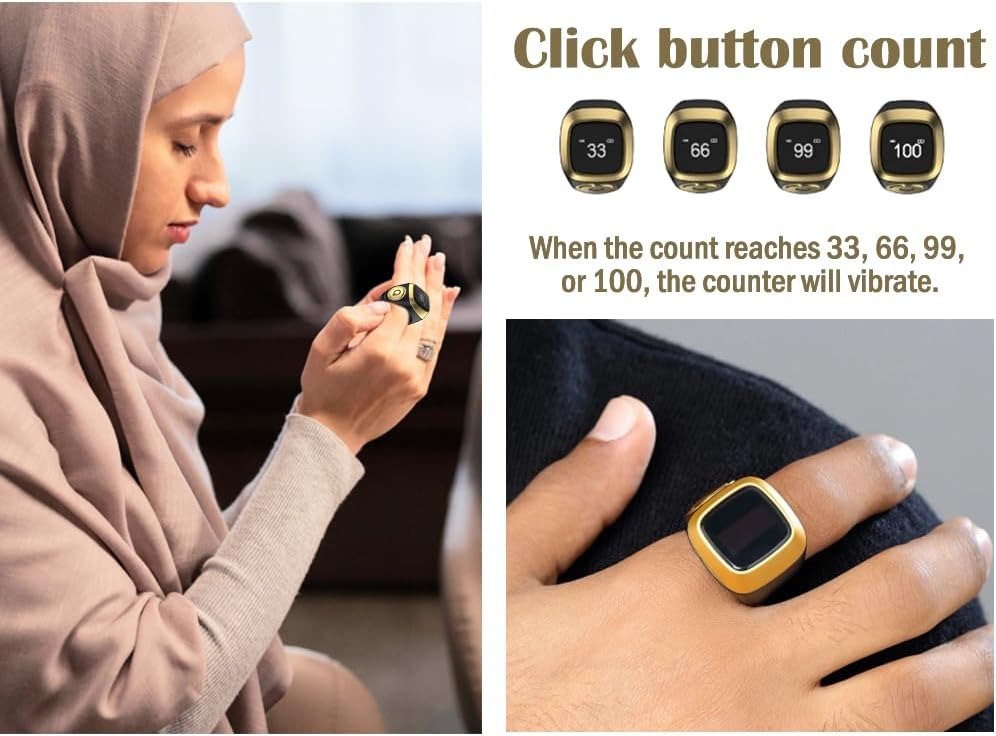 Smart Zikr Ring Counter – Bluetooth App Tasbih Ring – image 2