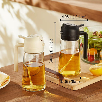 2-in-1 Oil Dispenser and Sprayer Bottle – image 3