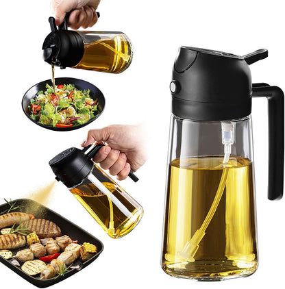 2-in-1 Oil Dispenser and Sprayer Bottle – image 1